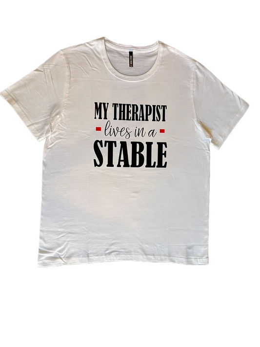 My Therapist lives in a Stable T-shirt