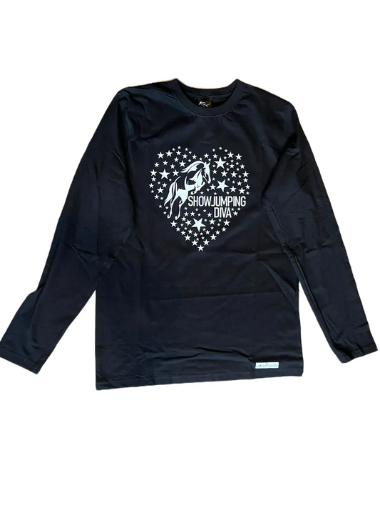Show Jumping Diva Long Sleeved T-Shirt