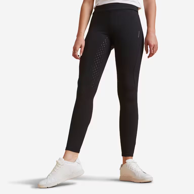 FOUGANZA Women's Horse Riding Full Grip Leggings