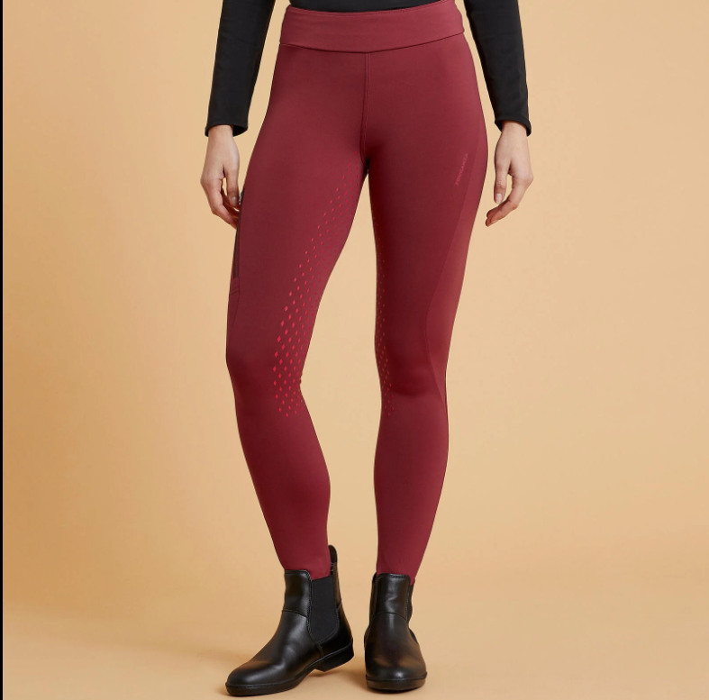 FOUGANZA Women's Horse Riding Full Grip Leggings