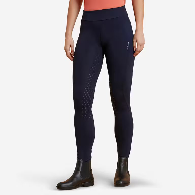 FOUGANZA Women's Horse Riding Full Grip Leggings