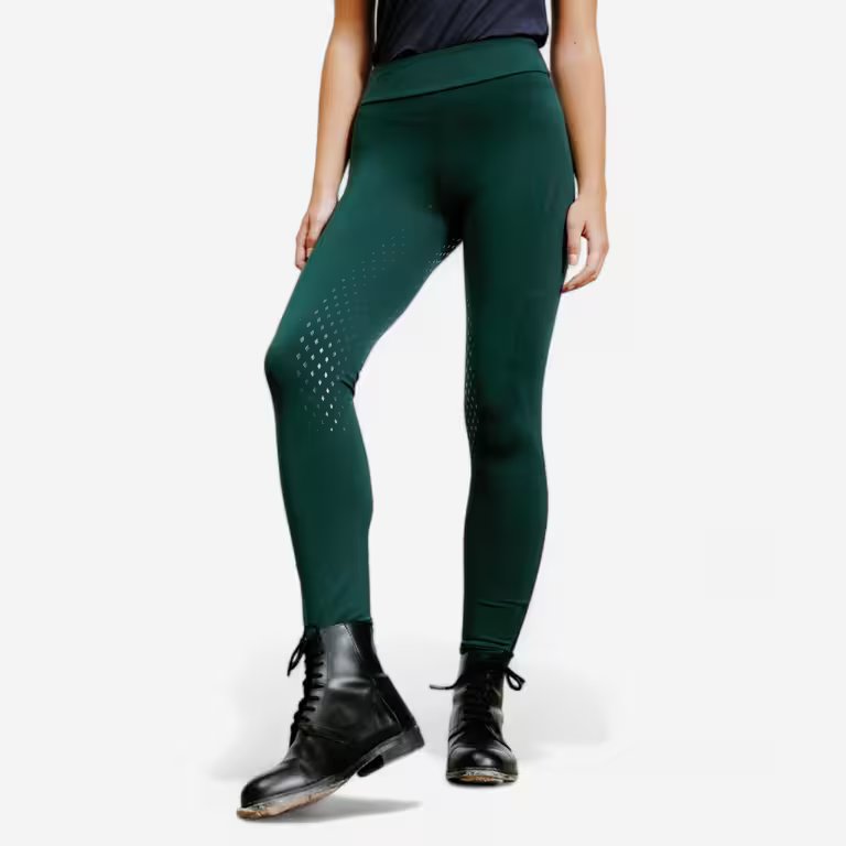 FOUGANZA Women's Horse Riding Full Grip Leggings